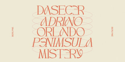Berlyne Font Poster 2
