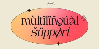 Berlyne Font Poster 10
