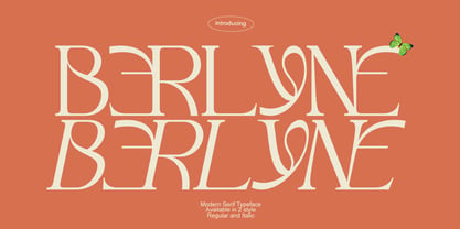 Berlyne Font Poster 1