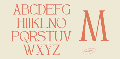 Berlyne Font Poster 8