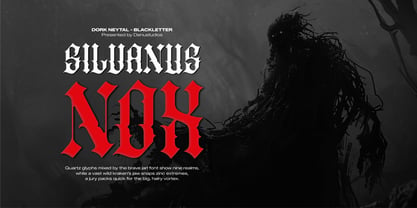 Dork Neytal Font Poster 3