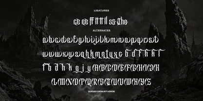 Dork Neytal Font Poster 12