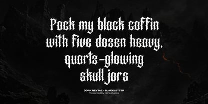 Dork Neytal Font Poster 6