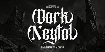 Dork Neytal Font Poster 1