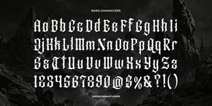 Dork Neytal Font Poster 11