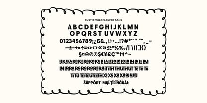 Rustic Wildflower Font Poster 10
