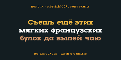 Hundra Font Poster 14