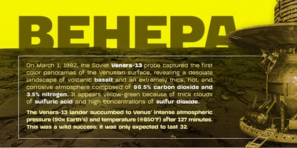 Venera Font Poster 4