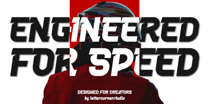 Motorsport Font Poster 6