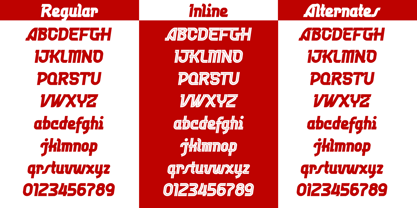 Motorsport Font Poster 5