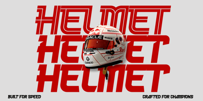 Motorsport Font Poster 4