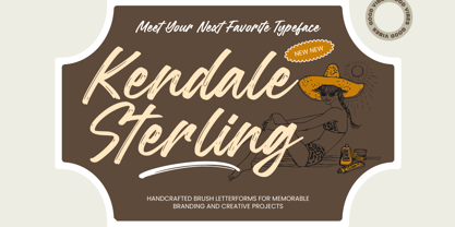 Kendale Sterling Font Poster 1