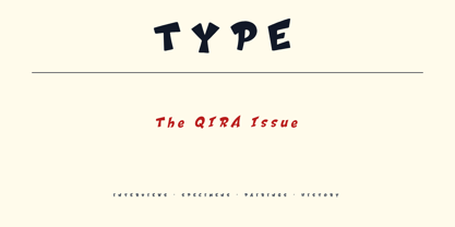 Qira Font Poster 5
