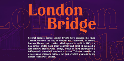 Effingham Font Poster 2