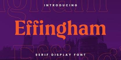 Effingham Font Poster 1