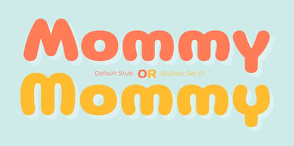 Mommommy Font Poster 3