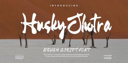 Husky Jhotra Font Poster 1