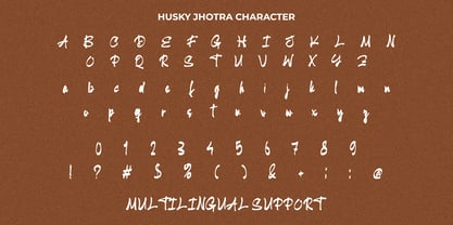 Husky Jhotra Font Poster 9