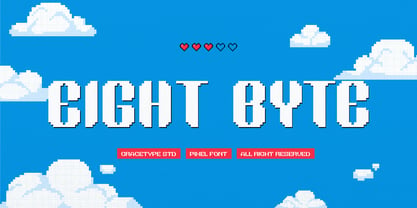 Eight Byte Font Poster 1