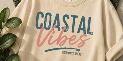 Sorella Coast Font Poster 3