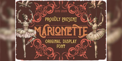 Marionette Font Poster 1