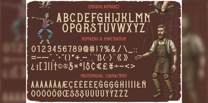 Marionette Font Poster 3