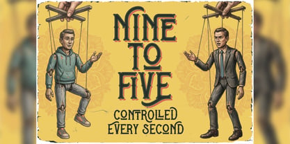 Marionette Font Poster 4
