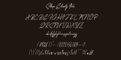Suthope Enternity Font Poster 8