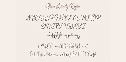 Suthope Enternity Font Poster 7