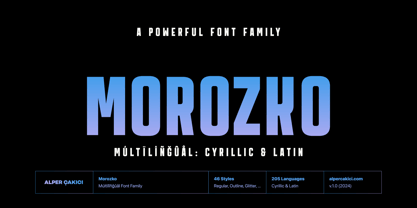 Morozko Font Poster 11