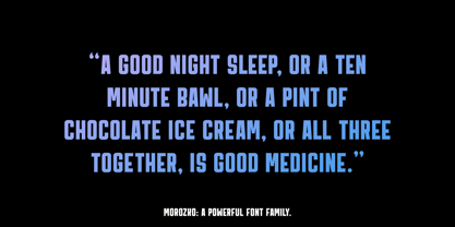 Morozko Font Poster 4