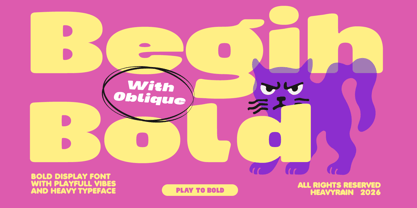 Begih Font Poster 2