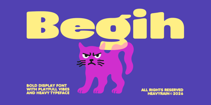Begih Font Poster 1