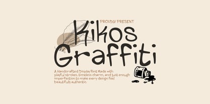 Kikos Graffiti Font Poster 1