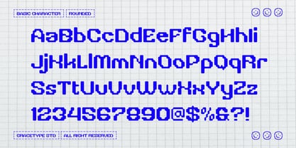 Error State Rounded Font Poster 11