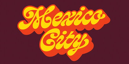 Loopin Script Font Poster 4