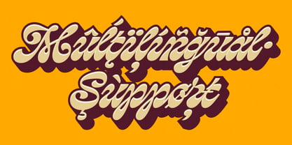 Loopin Script Font Poster 10