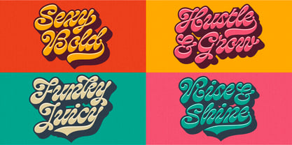 Loopin Script Font Poster 7