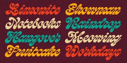 Loopin Script Font Poster 6