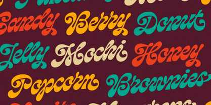 Loopin Script Font Poster 2