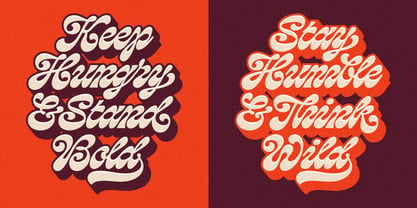 Loopin Script Font Poster 8