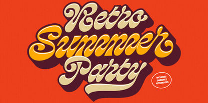 Loopin Script Font Poster 5