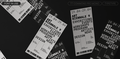 TT Commons Pro Font Poster 11