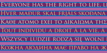 Goudy Trajan Pro Font Poster 10