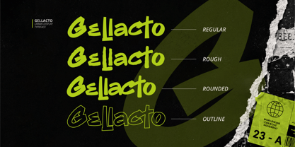 Gellacto Font Poster 4