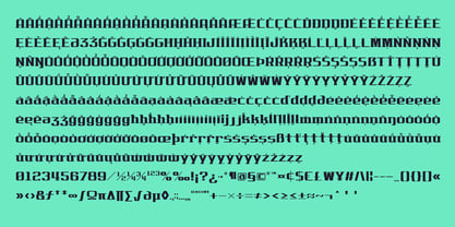 Zenteff Font Poster 9