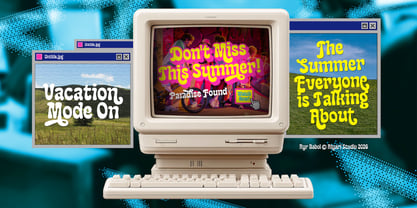 Ayr Babol Font Poster 10