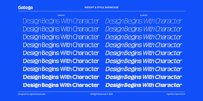 Gatega Font Poster 11