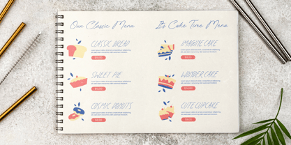 Charming Diggerop Font Poster 7