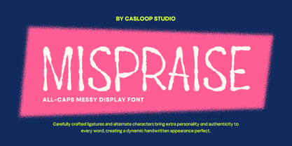 Mispraise Font Poster 1